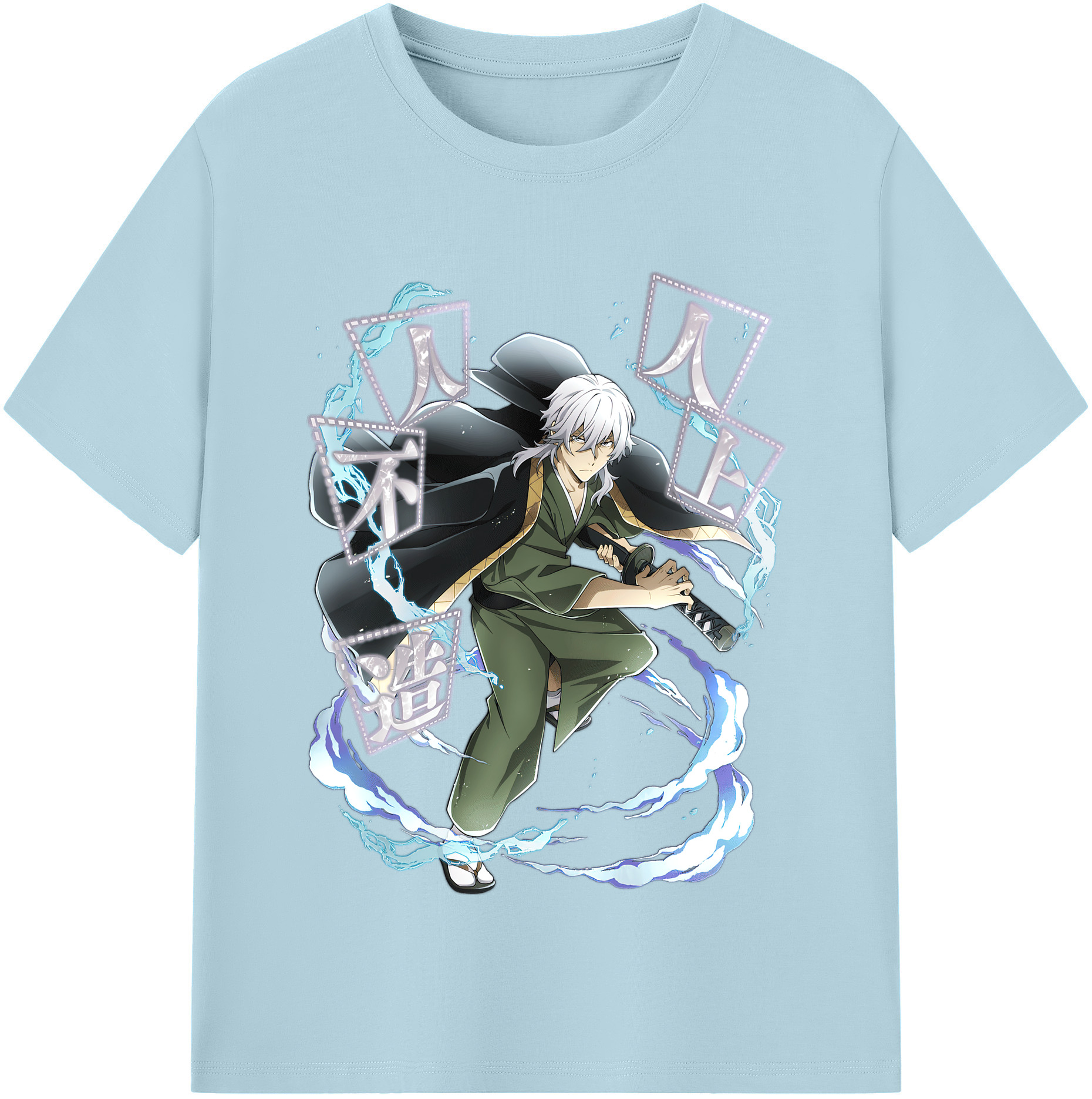 （画像用） 文豪ストレイドッグス Bungo Stray Dogs 綿100％半袖Tシャツ（フロントプリント）